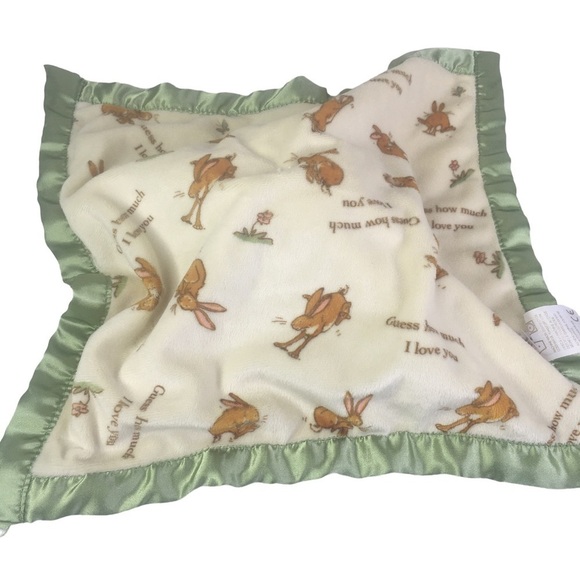 Guess How Much I Love You Bunny Security Blanket Lovey 14" To the Moon and Back - Picture 3 of 11